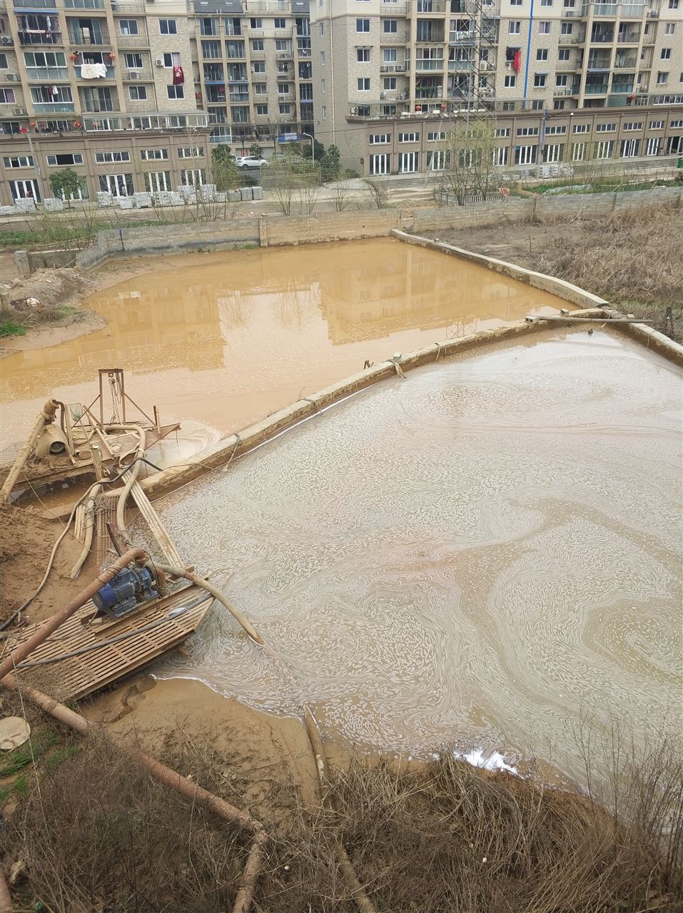 东山沉淀池淤泥清理-厂区废水池淤泥清淤